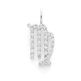 0.10CTW Diamond Virgo Zodiac Pendant