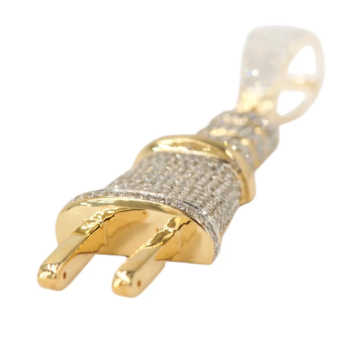 10KY 0.80CTW DIAMOND PLUG PENDANT SC4959Y