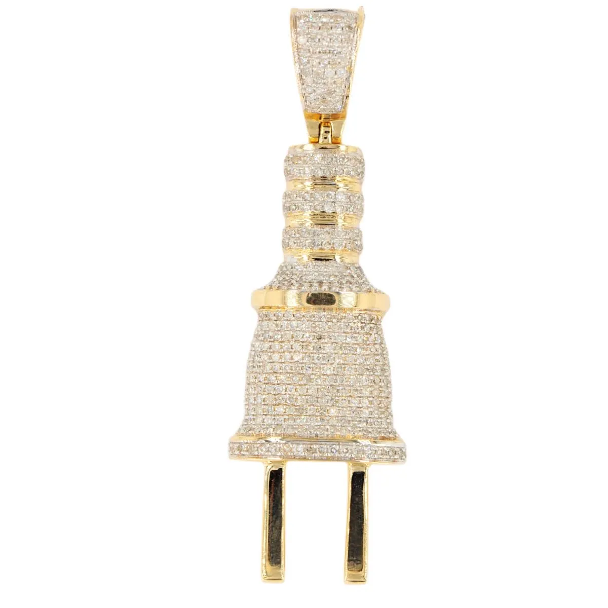 10KY 0.80CTW DIAMOND PLUG PENDANT SC4959Y