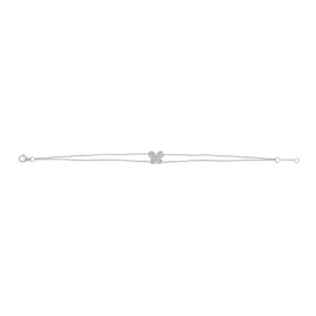 14k Gold & Diamond Butterfly Bracelet - 0.27ct