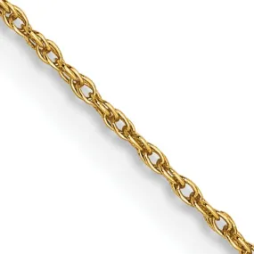 14k Yellow Gold .8 mm Wide Pendant Rope