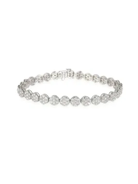 1.8ct Diamond 14K Gold Invisible Set Tennis Bracelet