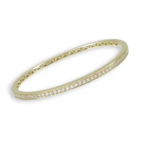 18k Gold & Diamond Bangle - 1.32ct