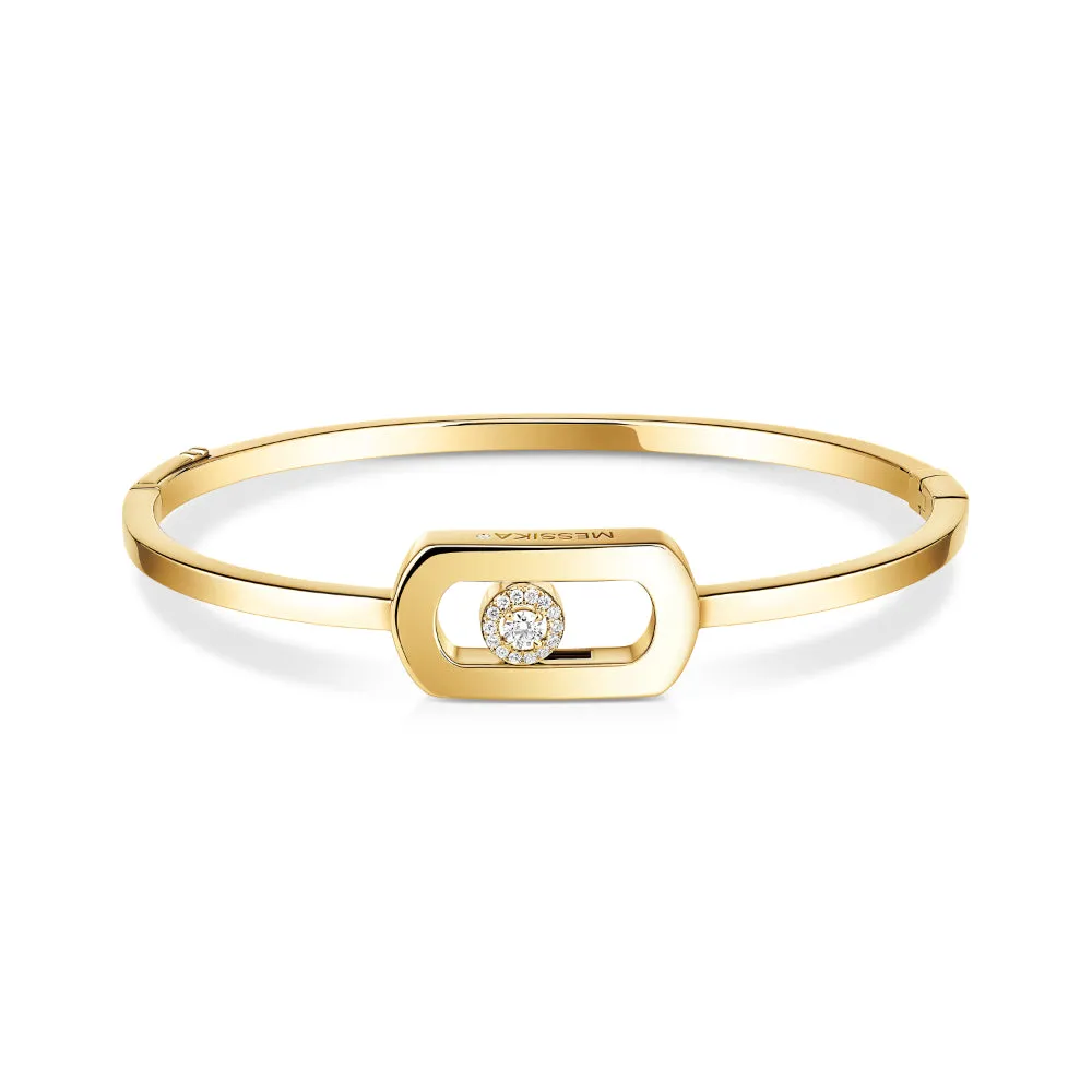 18K Gold So Move Diamond Bangle Bracelet