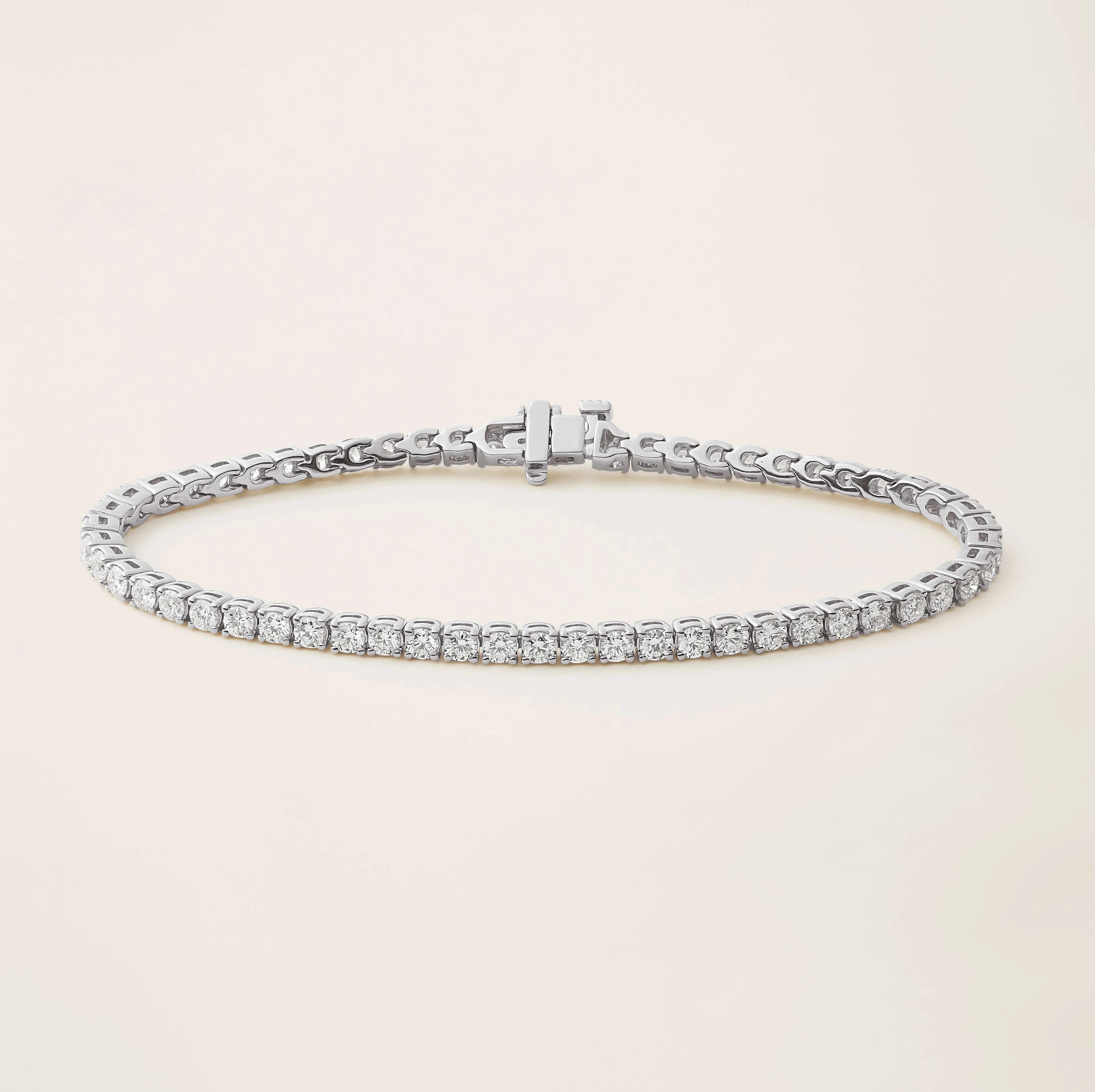 18k Solid Gold Dalton Diamond Tennis Bracelet