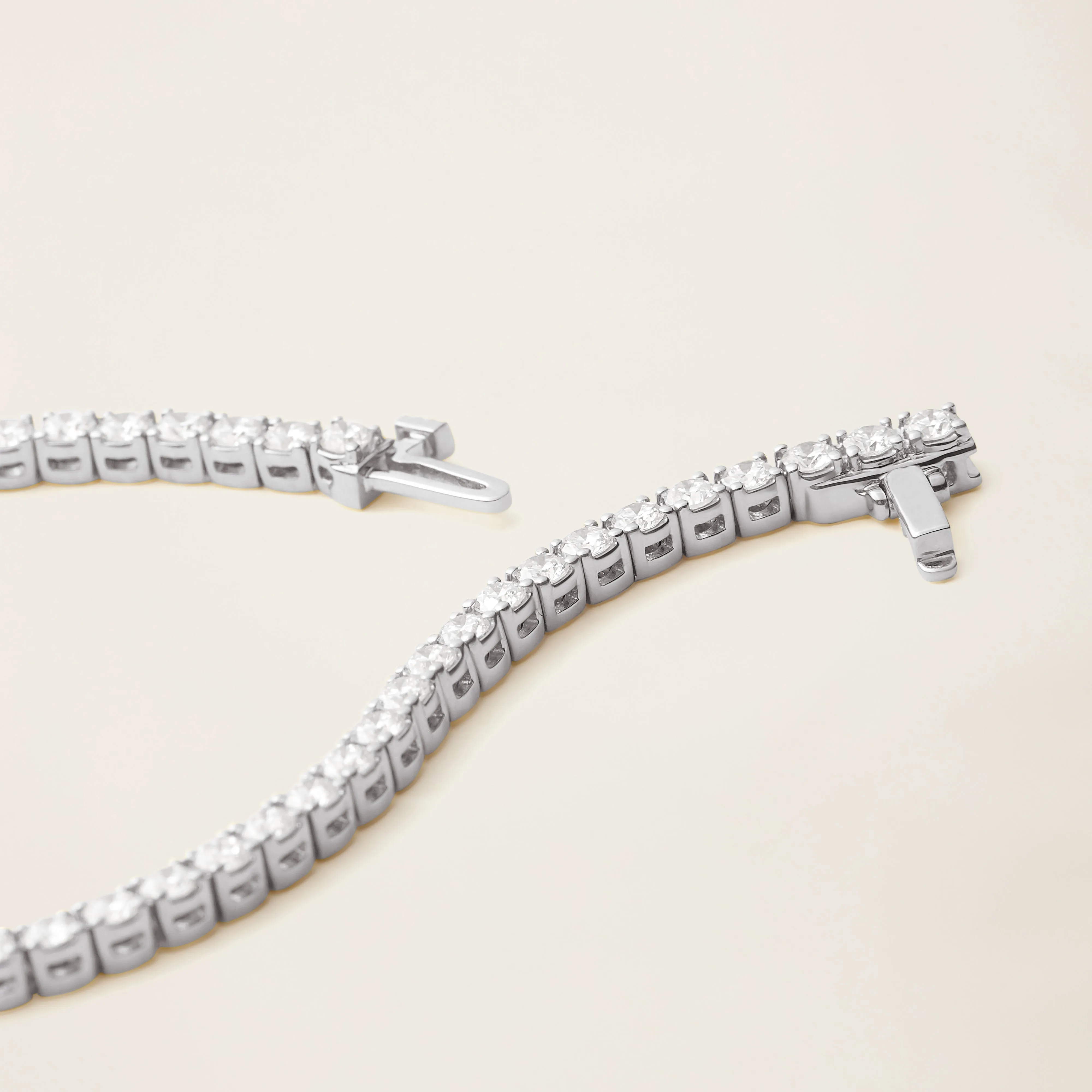 18k Solid Gold Dalton Diamond Tennis Bracelet