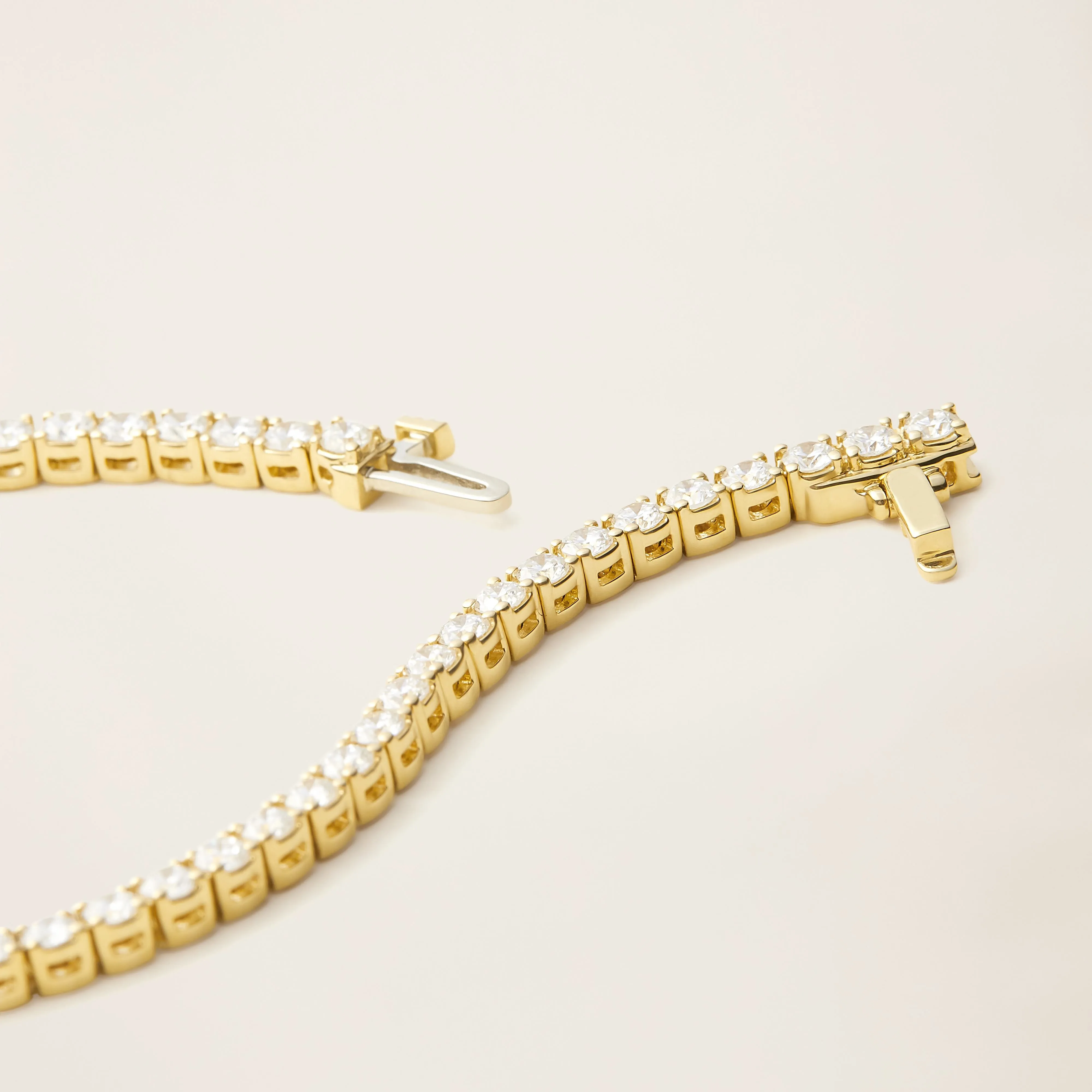 18k Solid Gold Dalton Diamond Tennis Bracelet
