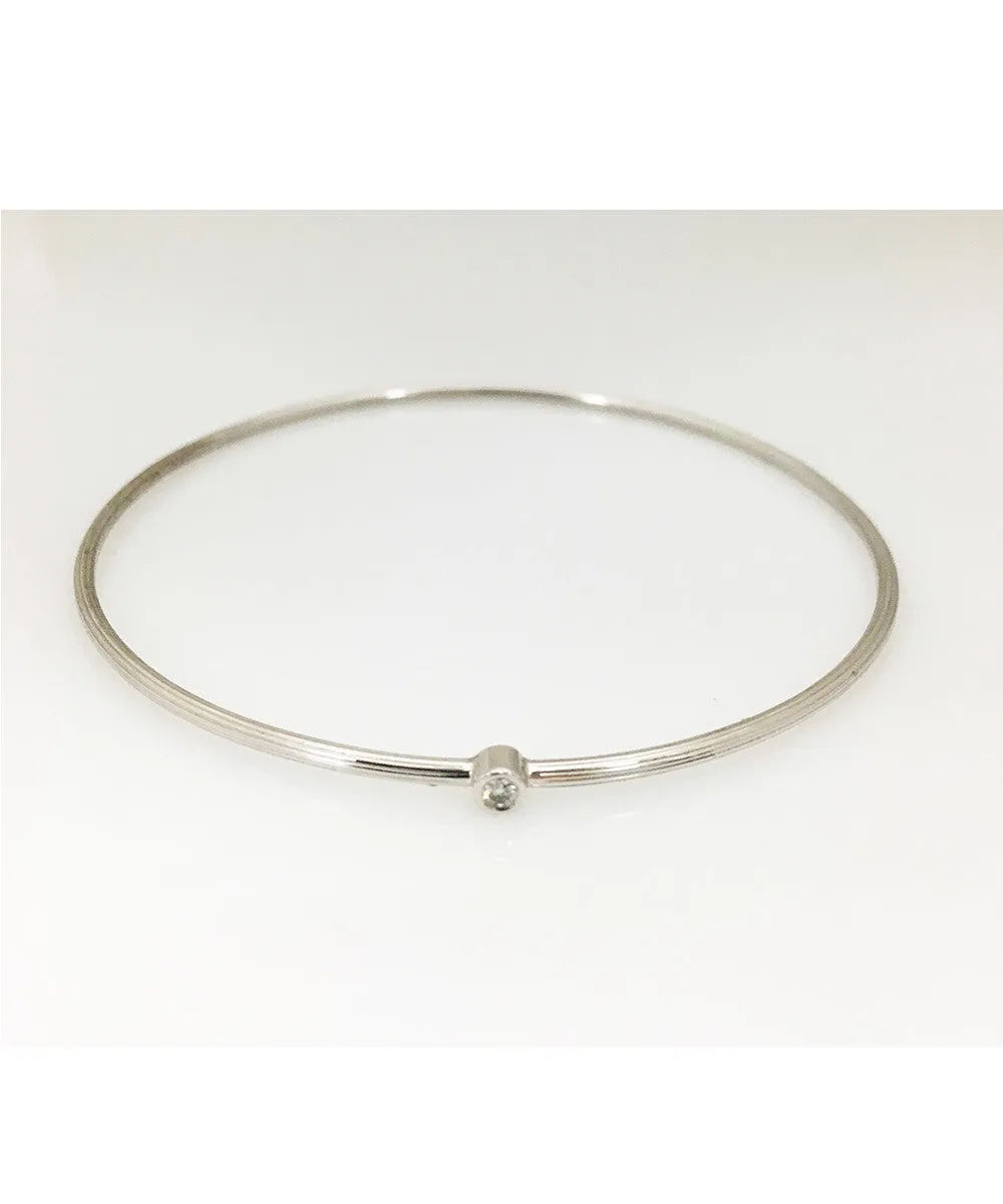 18KWG Bracelet with Diamond