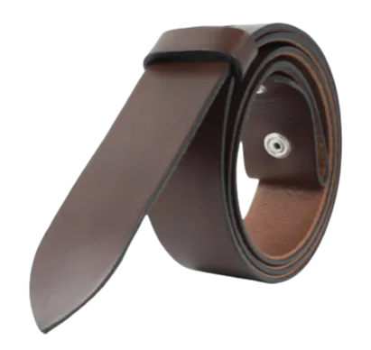 2 Inch Wide (50mm) Chestnut Leather Belt Strap Made to Measure