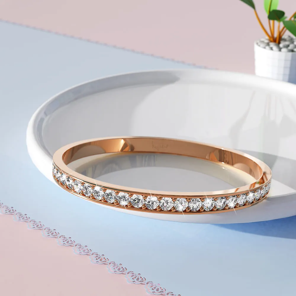 360 Classic Bangle Embellished With SWAROVSKI Crystals