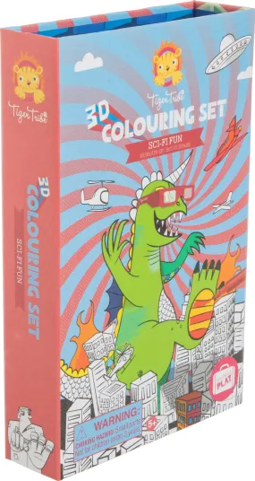 3D Colouring Set Sci Fi Fun