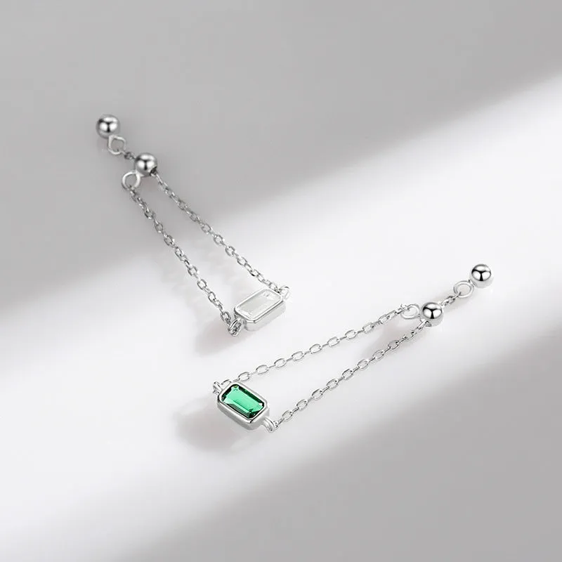 Adjustable Sterling Silver Ring with Zircon Inlay from Planderful Collection
