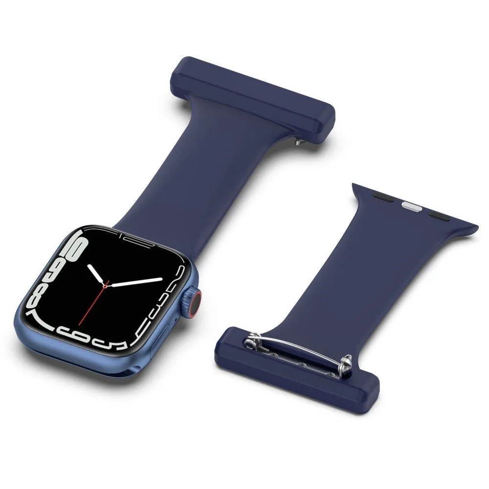 Apple Watch (38/40/SE/41/42mm) Sygepleje Silikone Urrem -