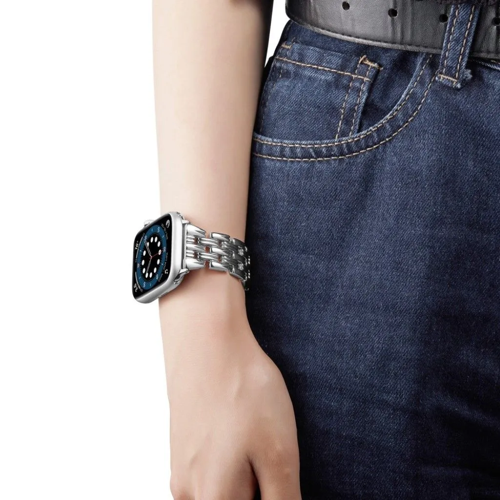 Apple Watch 40mm weave style watch strap - Silver