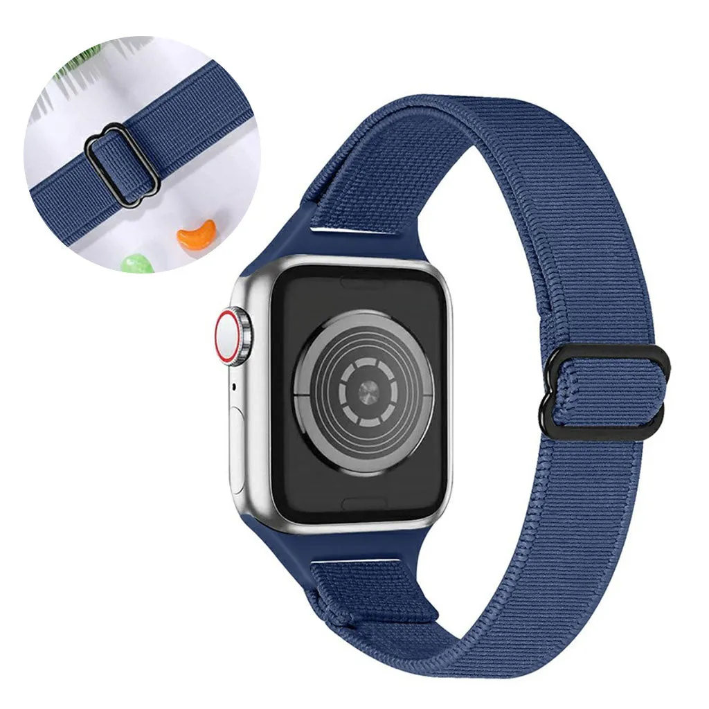 Apple Watch 42mm - 44mm nylon watch strap - Midnight Blue