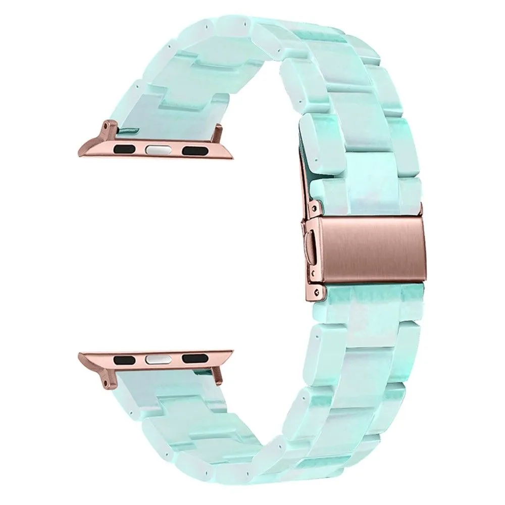 Apple Watch (45mm) 3 bead resin watch strap - Green
