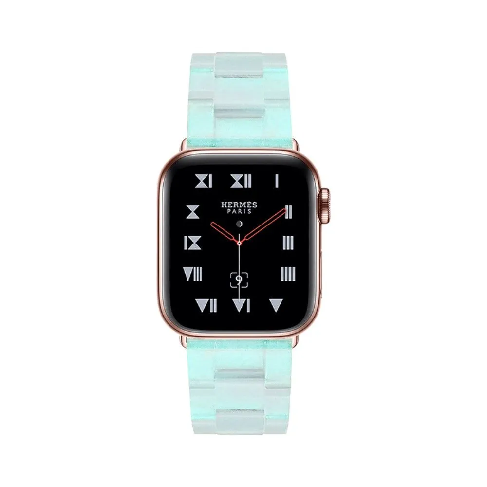 Apple Watch (45mm) 3 bead resin watch strap - Green