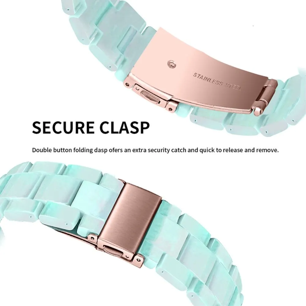 Apple Watch (45mm) 3 bead resin watch strap - Green