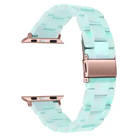 Apple Watch (45mm) 3 bead resin watch strap - Green