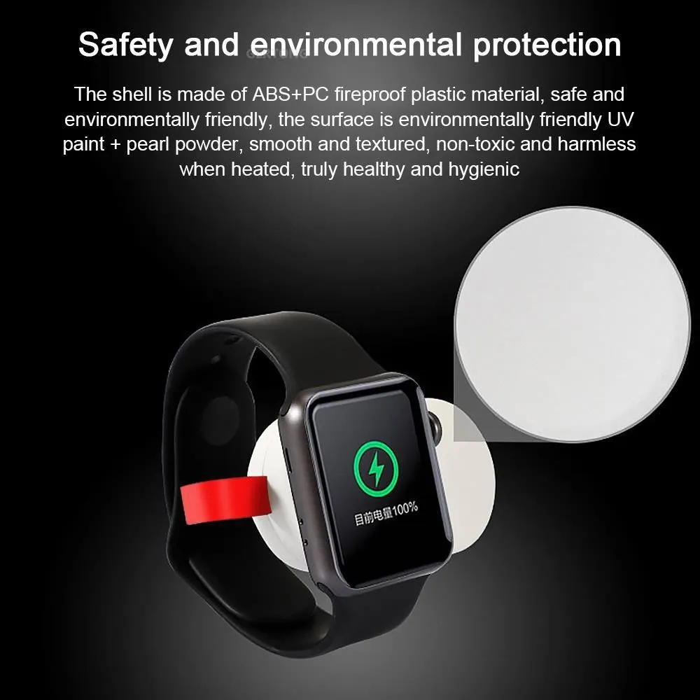 Apple Watch (45mm) A3 USB wireless charging dock - Black