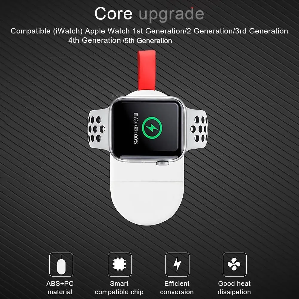 Apple Watch (45mm) A3 USB wireless charging dock - Black