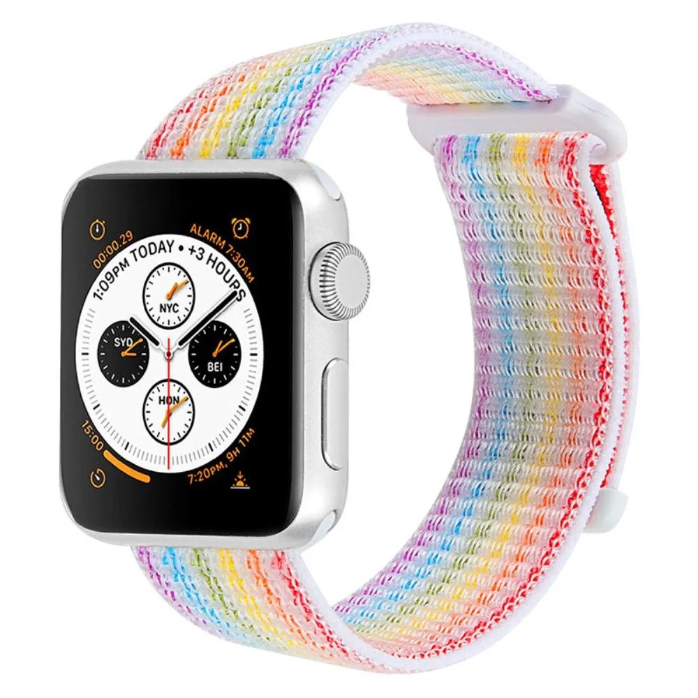 Apple Watch (45mm) nylon watch strap - Multi-color