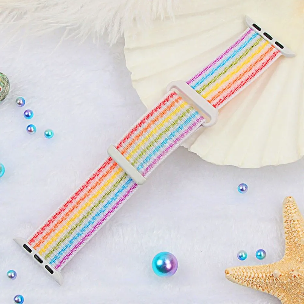 Apple Watch (45mm) nylon watch strap - Multi-color