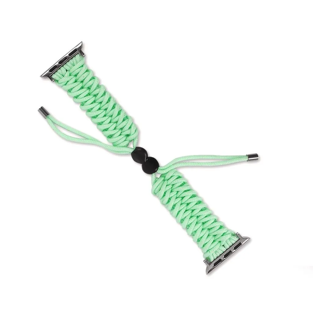 Apple Watch Series 6 / 5 44mm braided watch band - Green