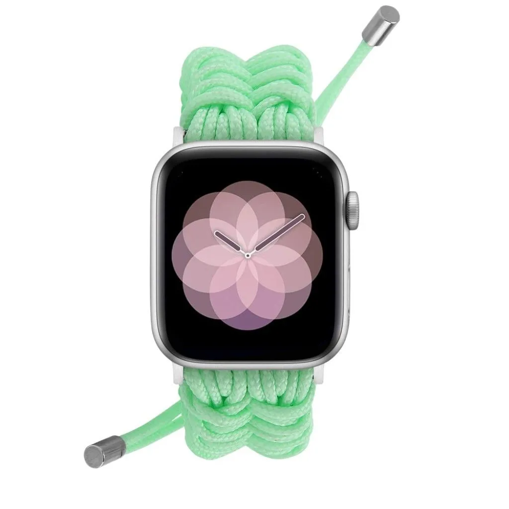 Apple Watch Series 6 / 5 44mm braided watch band - Green