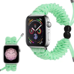 Apple Watch Series 6 / 5 44mm braided watch band - Green
