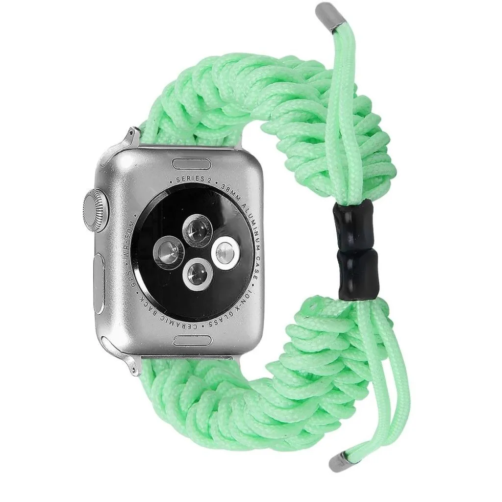 Apple Watch Series 6 / 5 44mm braided watch band - Green