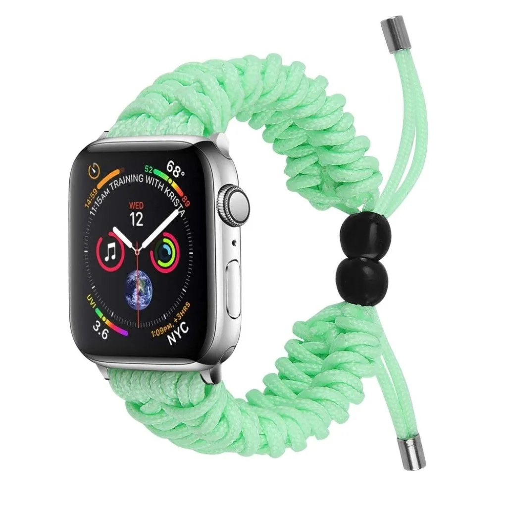 Apple Watch Series 6 / 5 44mm braided watch band - Green