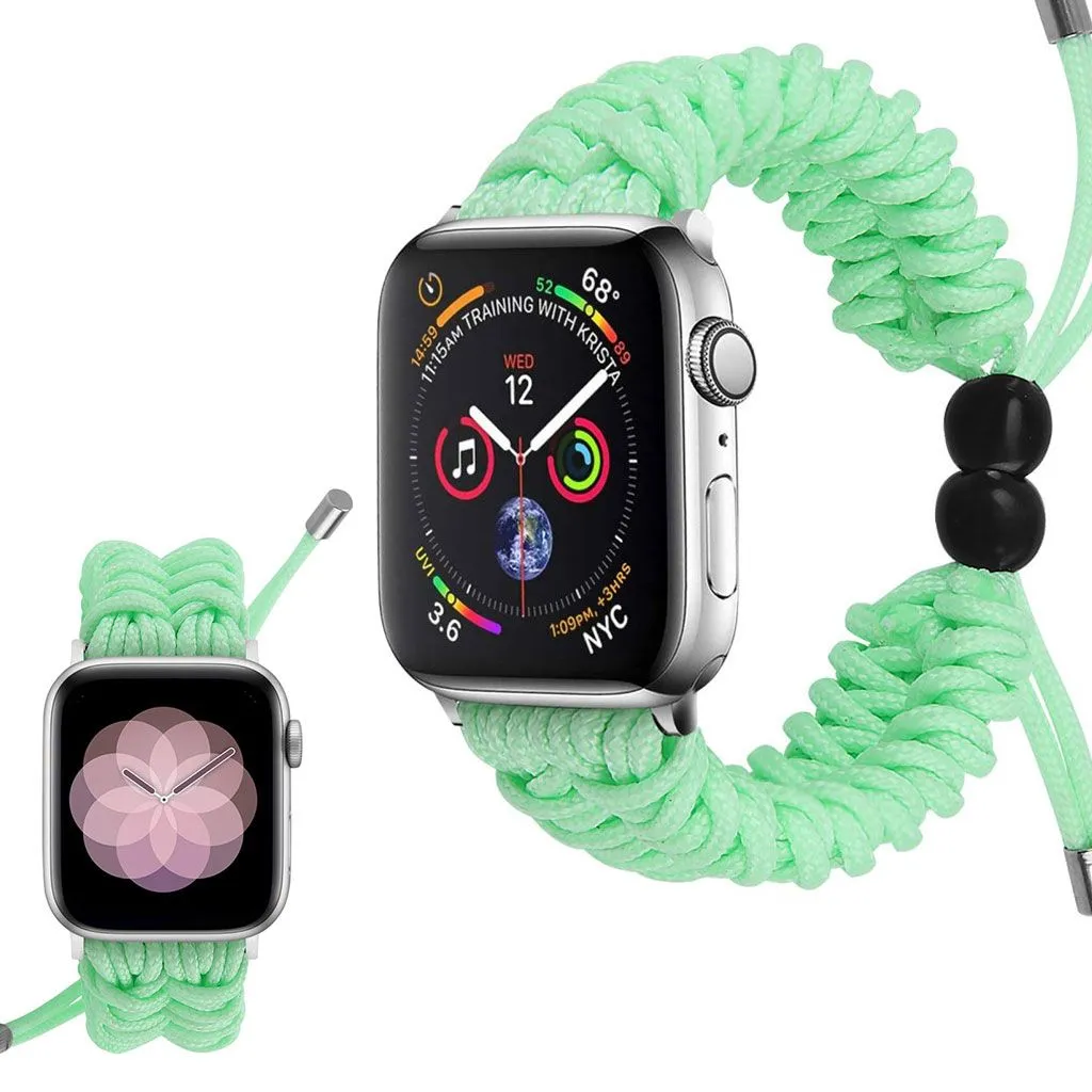 Apple Watch Series 6 / 5 44mm braided watch band - Green
