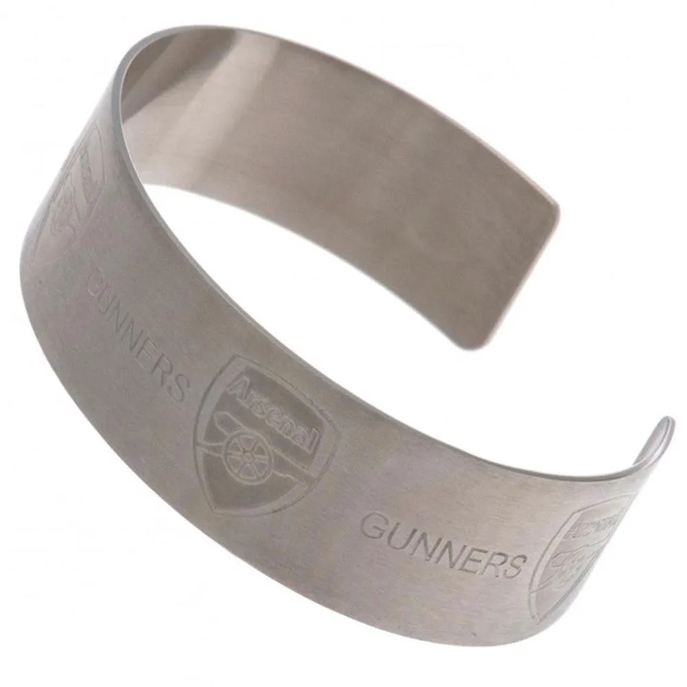 Arsenal FC Classic Stainless Steel Bangle
