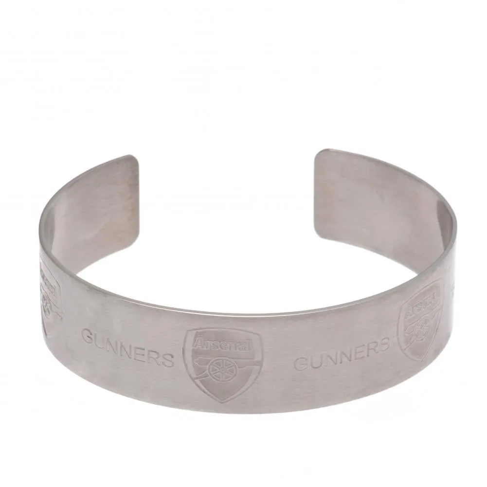 Arsenal FC Classic Stainless Steel Bangle