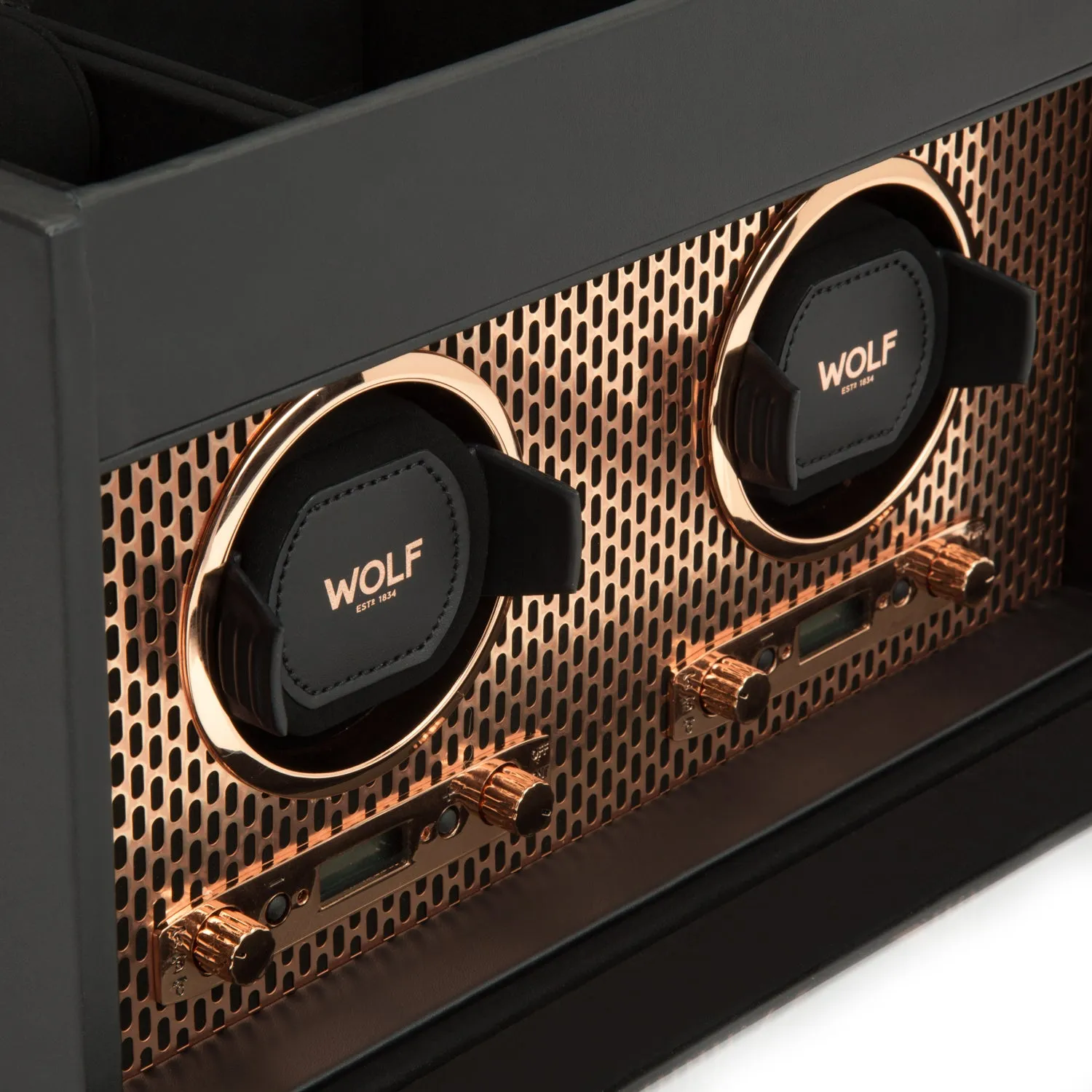 Axis Double Winder with Storage Copper