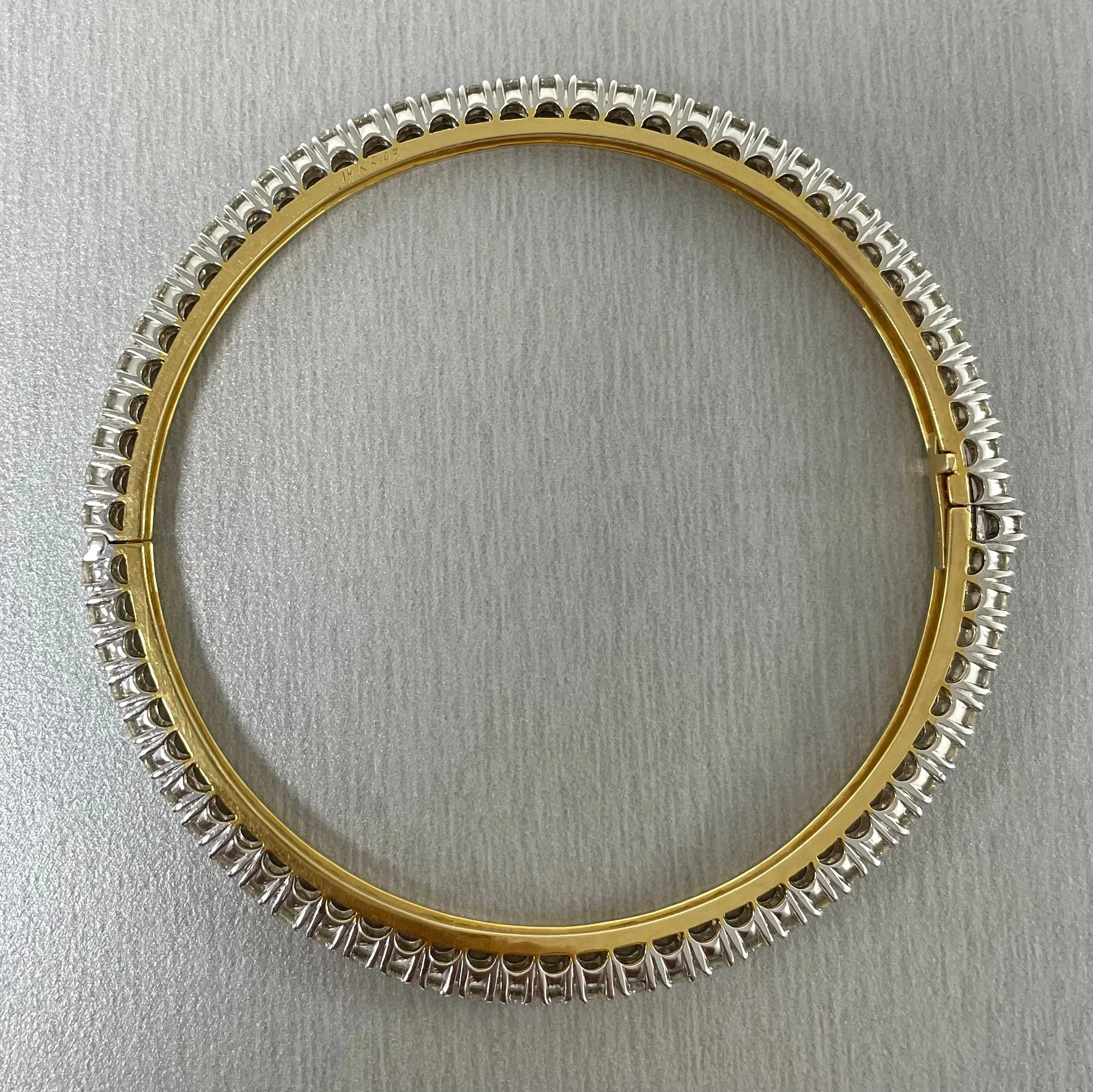 Beauvince Forever Indian Diamond Bangle (5.03 ct Diamonds) in Gold