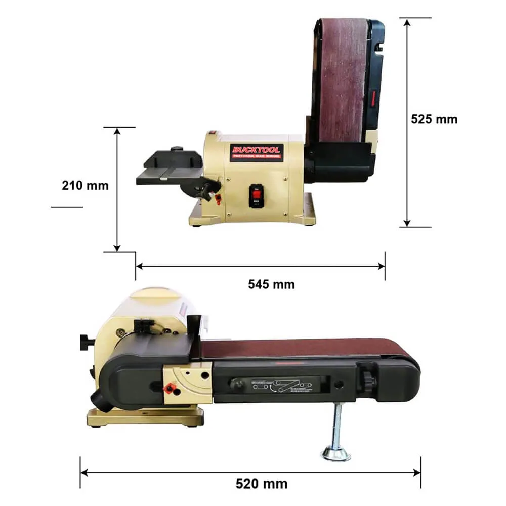 Bench Belt & Disc Sander Combo |  4 in. x 36 in. Belt and 6 in. Disc | BD4603