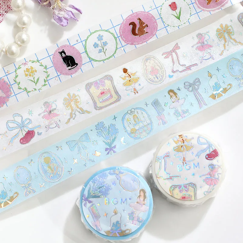 BGM Foil Stamping Masking Tape - Brooch