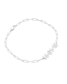 Birthdate Diamond Bracelet - 14K White Gold