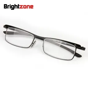 Brightzone Men's Full Rim Square Ultem Reading Glasses