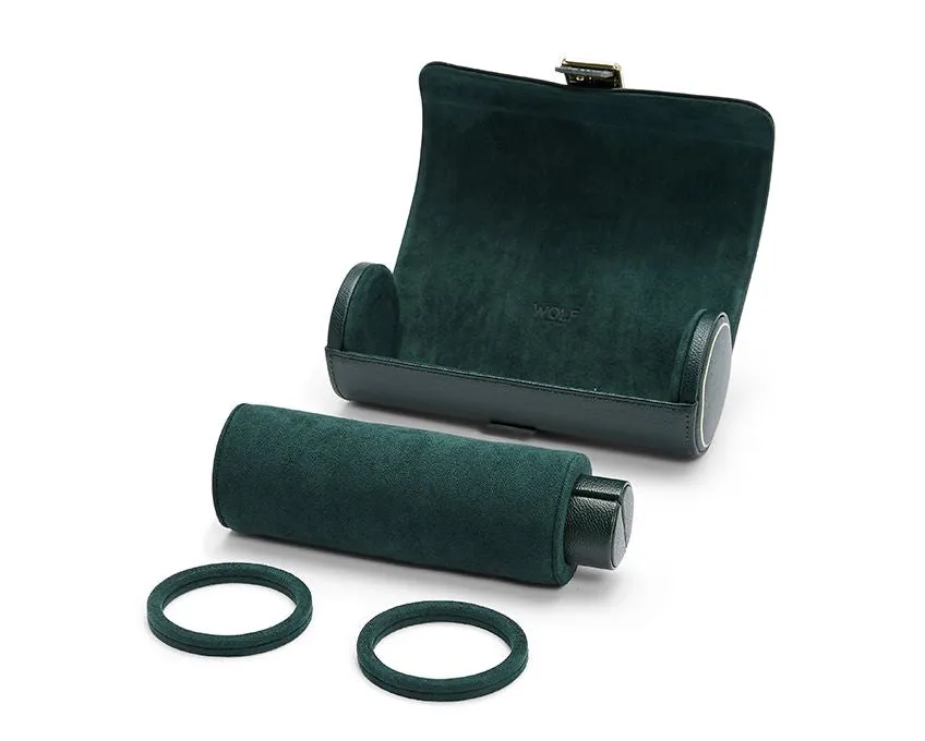 British Racing Triple Watch Roll (Green)