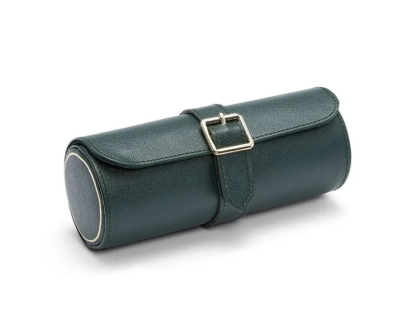 British Racing Triple Watch Roll (Green)