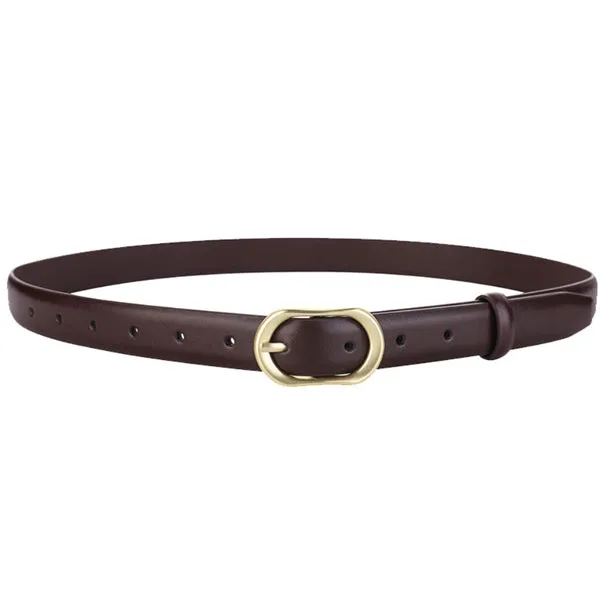 Brown Women Genuine Leather Belt 棕色女士真皮皮带 KCBELT1085