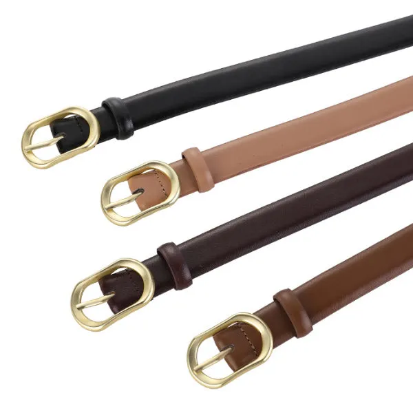 Brown Women Genuine Leather Belt 棕色女士真皮皮带 KCBELT1085