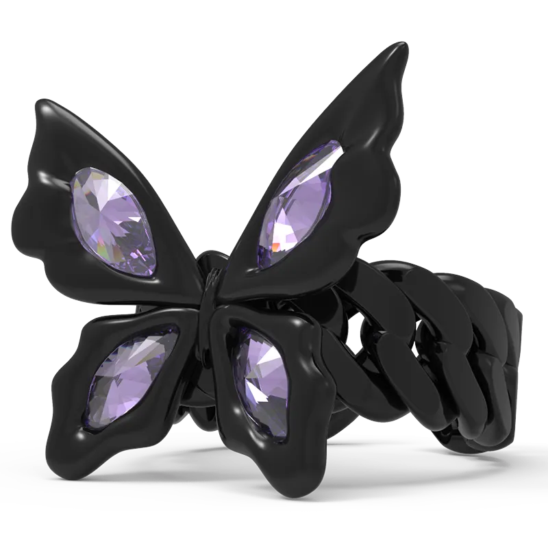 BUTTERFLY CUBAN CHAIN RING