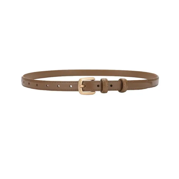 Caramel Women Genuine Leather Belt 焦糖色女士真皮皮带 KCBELT1076