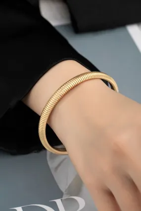Chunky Snake Chain Stretchable Bangle