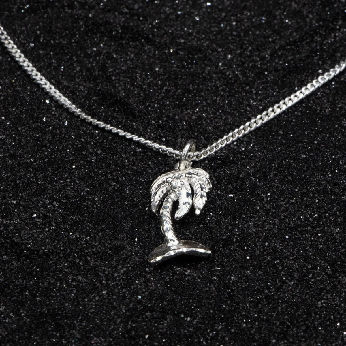 Coconut Tree Pendant with Chain