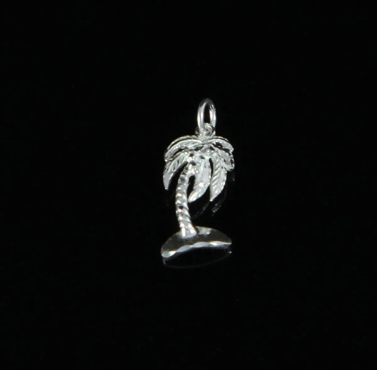 Coconut Tree Pendant with Chain